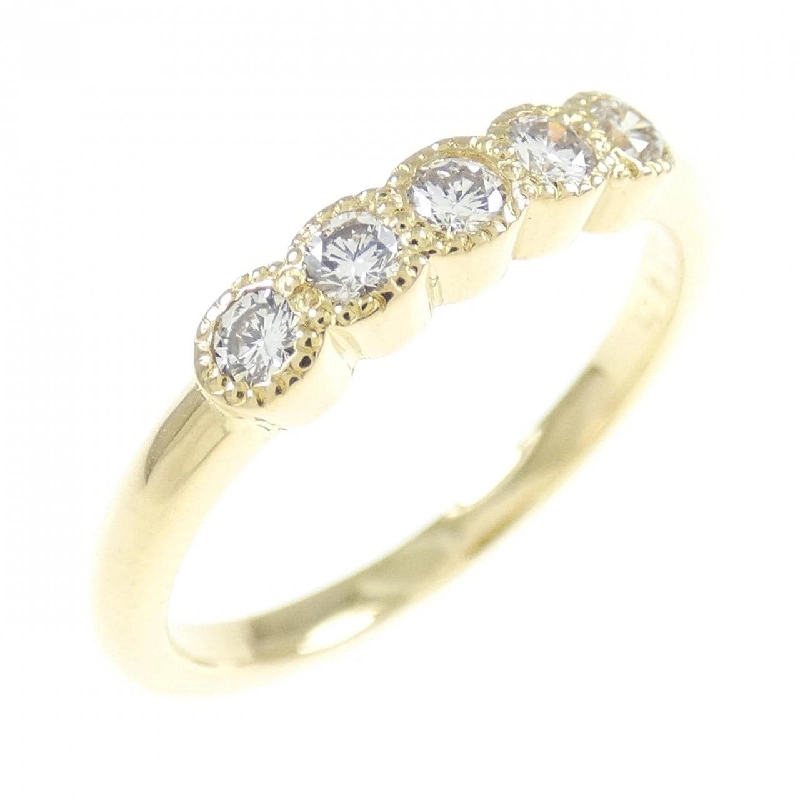 Nhẫn kim cương K18YG 0.18CT 672221