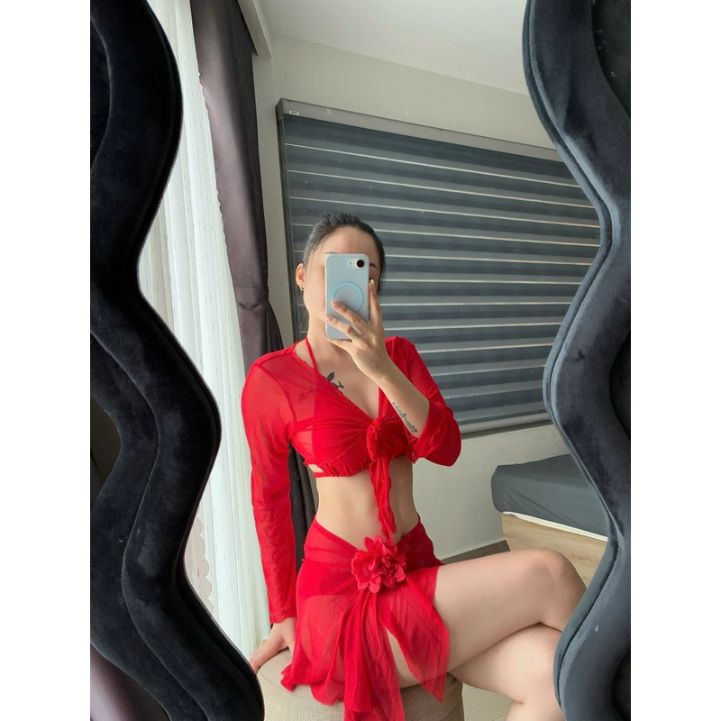 Set bikini 4 mảnh free size dưới 60kg 502615