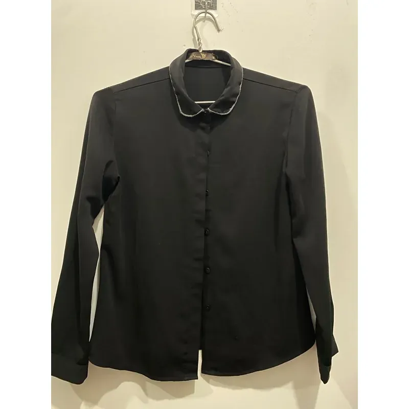 ÁO SƠ MI IVY MODA* MÀU ĐEN* SIZE M* TẶNG QUÀ 0Đ *FREESHIP 588239