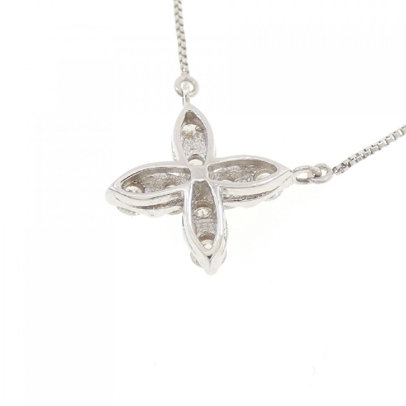 K18WG Hoa Kim Cương Dây Chuyền 0.30CT - Hàng hiệu Chính hãng 863014