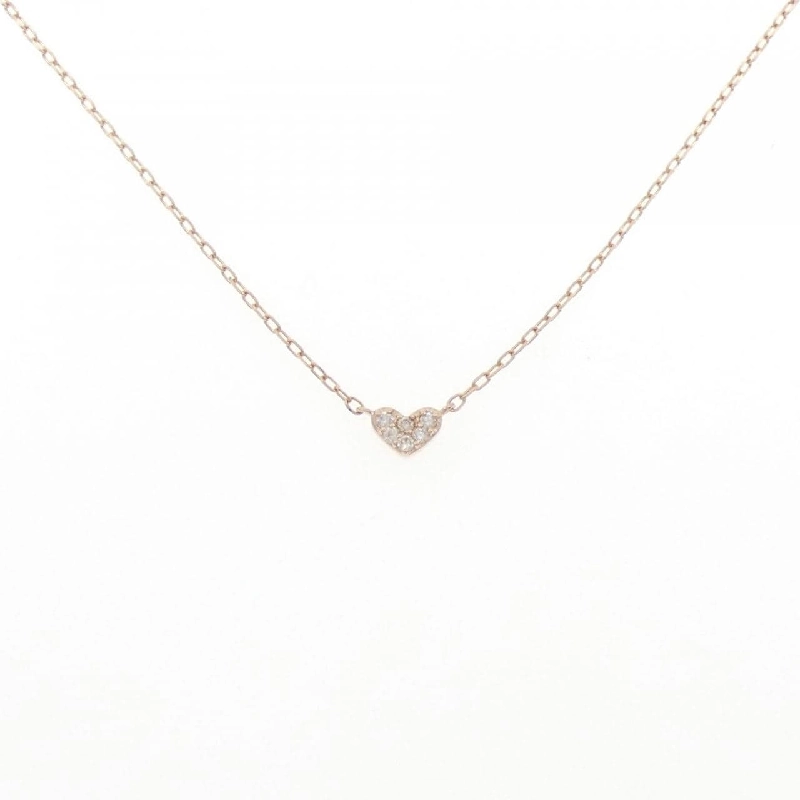 K10PG Heart Pave Diamond Necklace 0.05CT - Hàng hiệu Chính hãng 857471