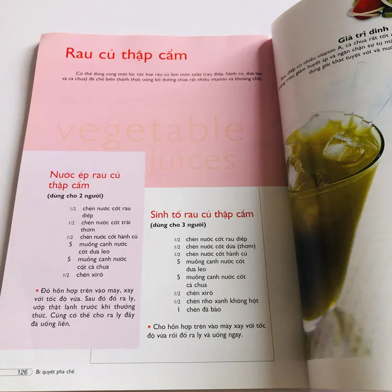 BÍ QUYẾT PHA CHẾ SINH TỐ & NƯỚC ÉP TRÁI CÂY  735153