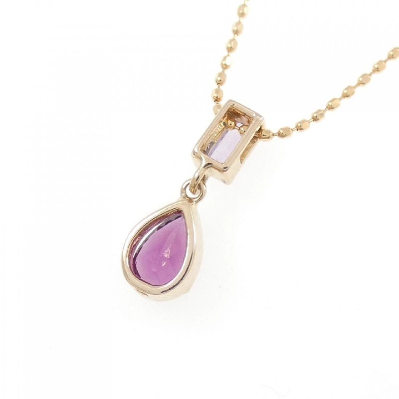 K18PG Mặt dây chuyền Amethyst - Hàng hiệu Chính hãng 859754