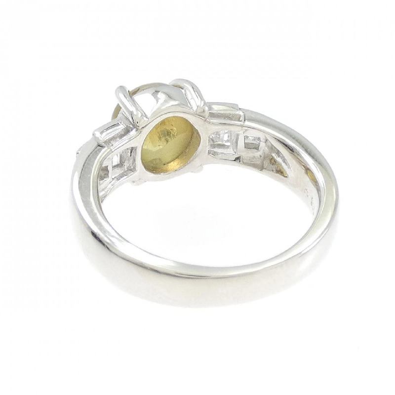Nhẫn Chrysolite Cat's Eye PT900 2.52CT - Hàng hiệu Chính hãng 855260