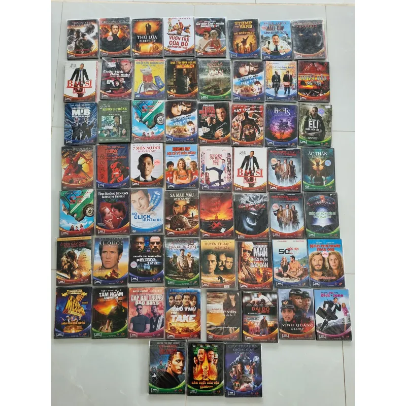 Lô đĩa phim gốc, real, chưa sửa dụng, mới tinh, có 59 bộ 998412