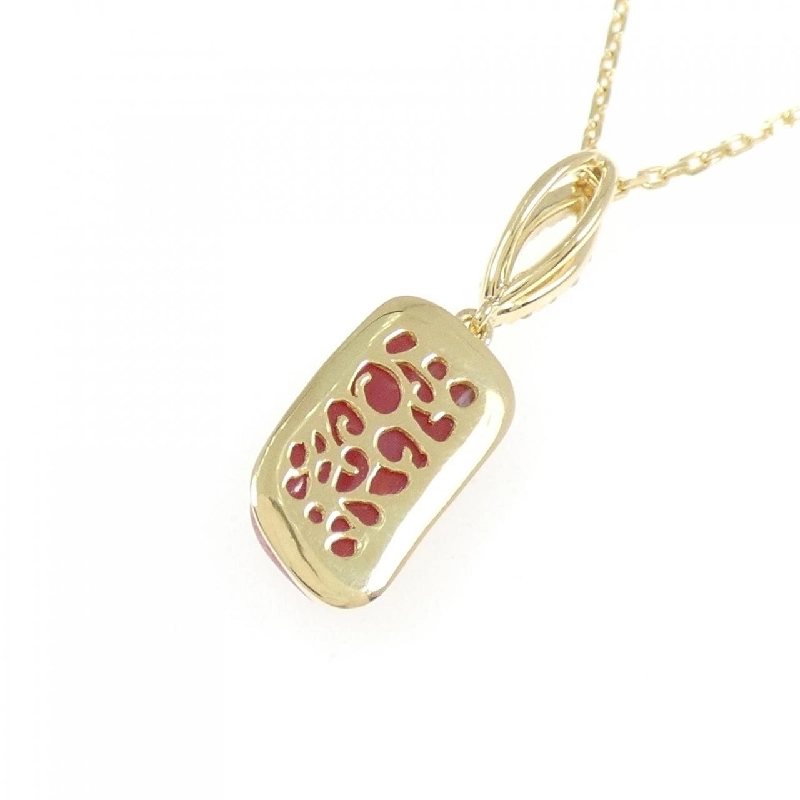 K18YG Mặt dây chuyền san hô 2.41CT - Hàng hiệu Chính hãng 861248