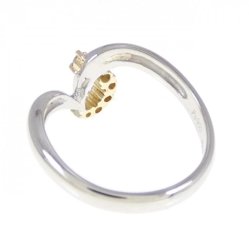 Nhẫn kim cương PT900/K18YG 0.13CT 671201