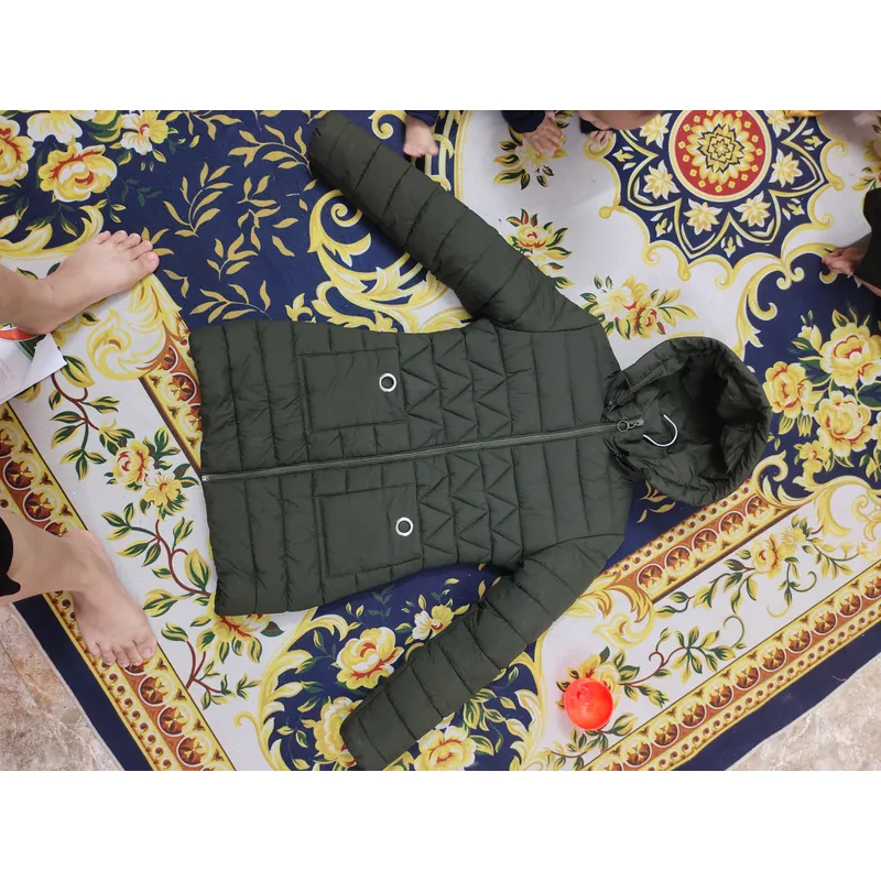 Áo khoác nữ, áo phao dáng dài nữ 701036