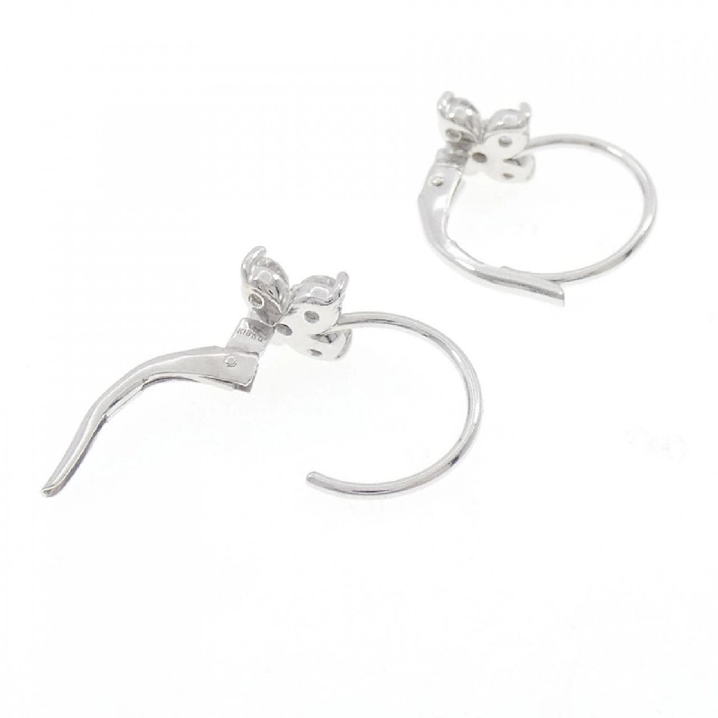 K18WG Bông tai Kim cương Hoa 0.60CT - Hàng hiệu Chính hãng 865478