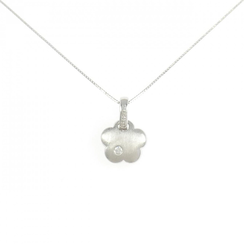 Dây chuyền kim cương hoa 750WG/K18WG 0.02CT - Hàng hiệu Chính hãng 864620