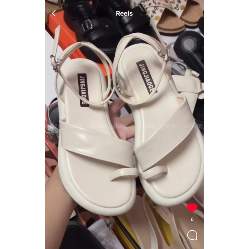 Dép sandal như hình màu đen size 36 299431