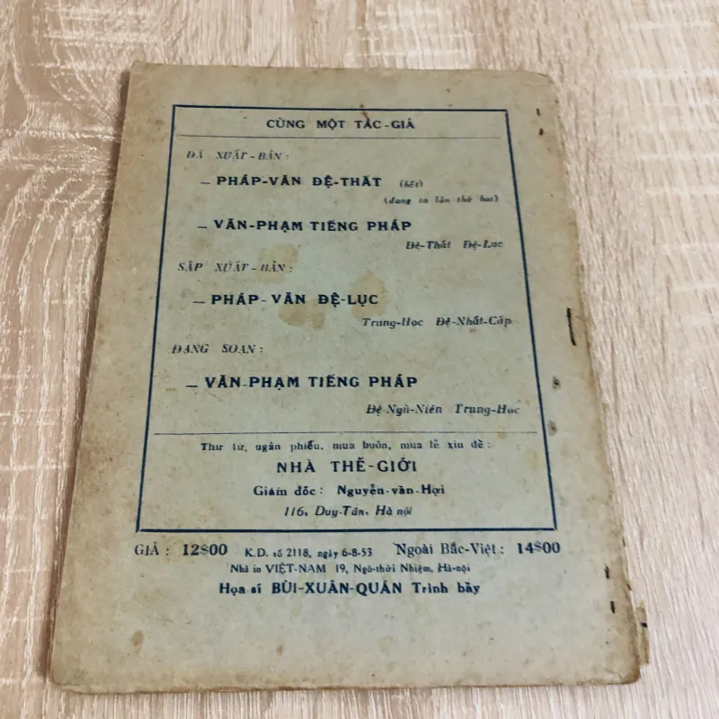 VĂN PHẠM TIẾNG PHÁP ( Đệ Thất - Đệ Lục) 971784