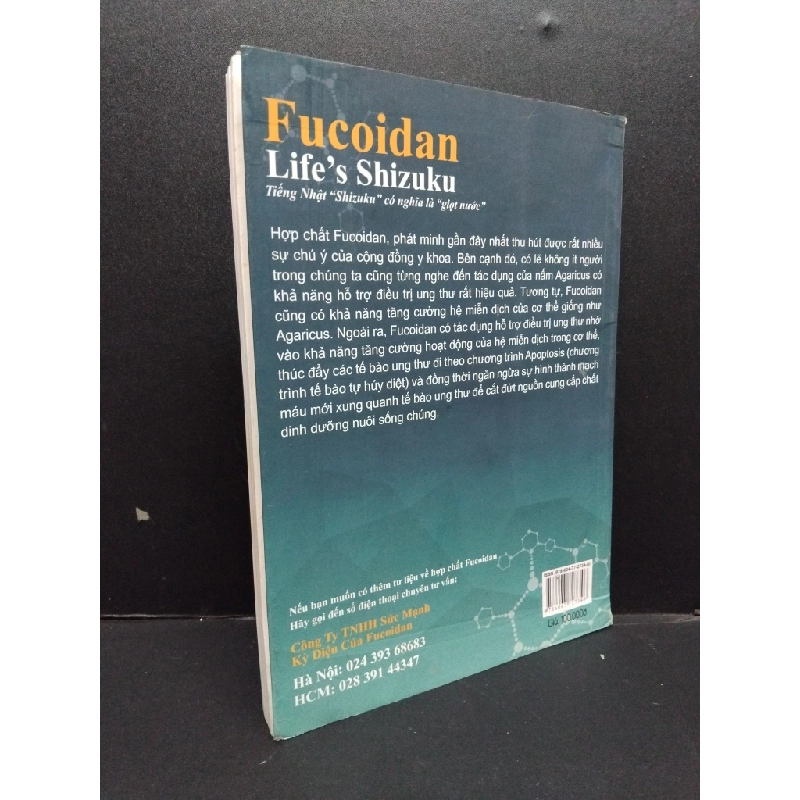 Hợp chất Fucoidan mang lại sức khoẻ & hy vọng - Tiến sĩ y học Daisuke Tachikawa mới 80% ố nhẹ 2018 HCM.ASB0609 272074