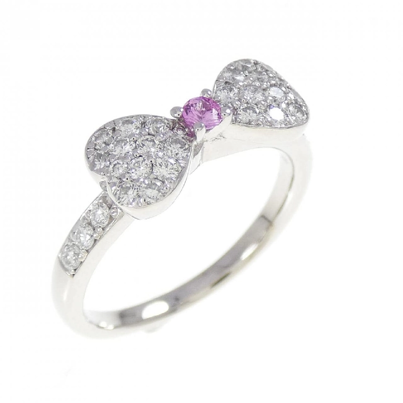 Nhẫn kim cương PT900 hình ruy băng 0.80CT - Hàng hiệu Authentic 852843