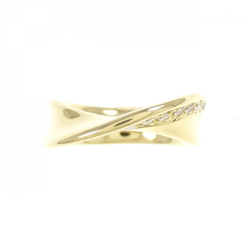 Nhẫn kim cương K18YG 0.18CT 669798