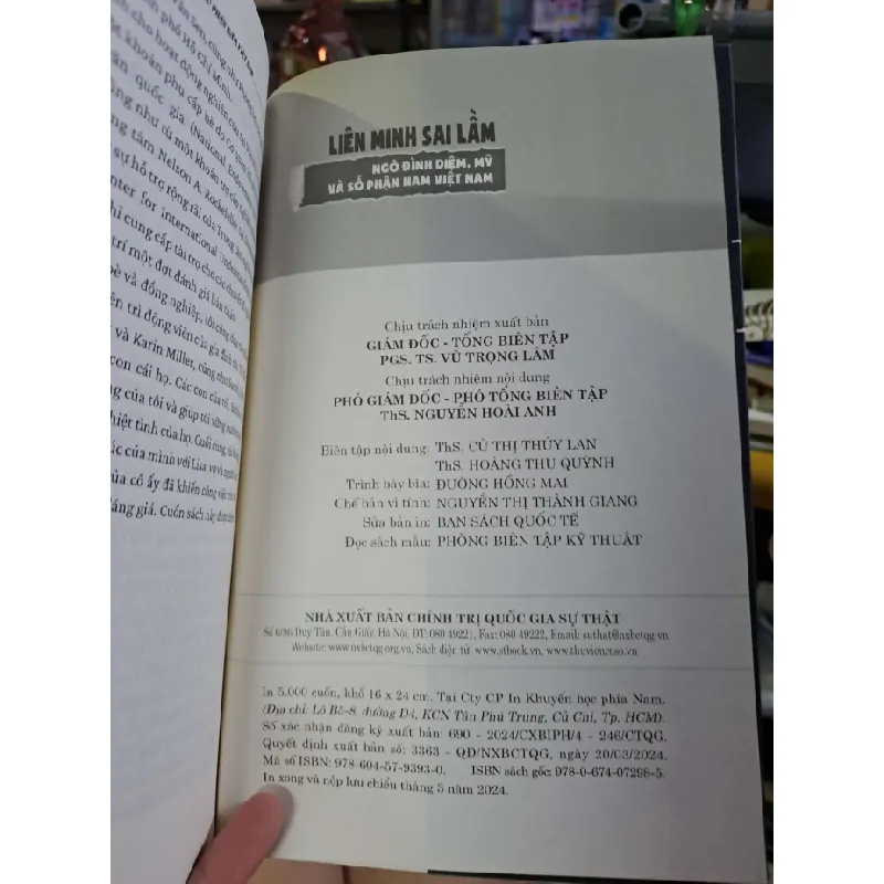 Liên minh sai lầm - Ngô Đình Diệm, Mỹ và số phận Nam Việt Nam - Miller LỊCH SỬ - CHÍNH TRỊ - TRIẾT HỌC VAVO0910 588648
