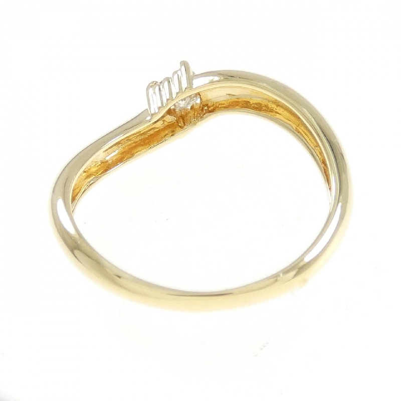 Nhẫn kim cương K18YG 0.16CT 673004