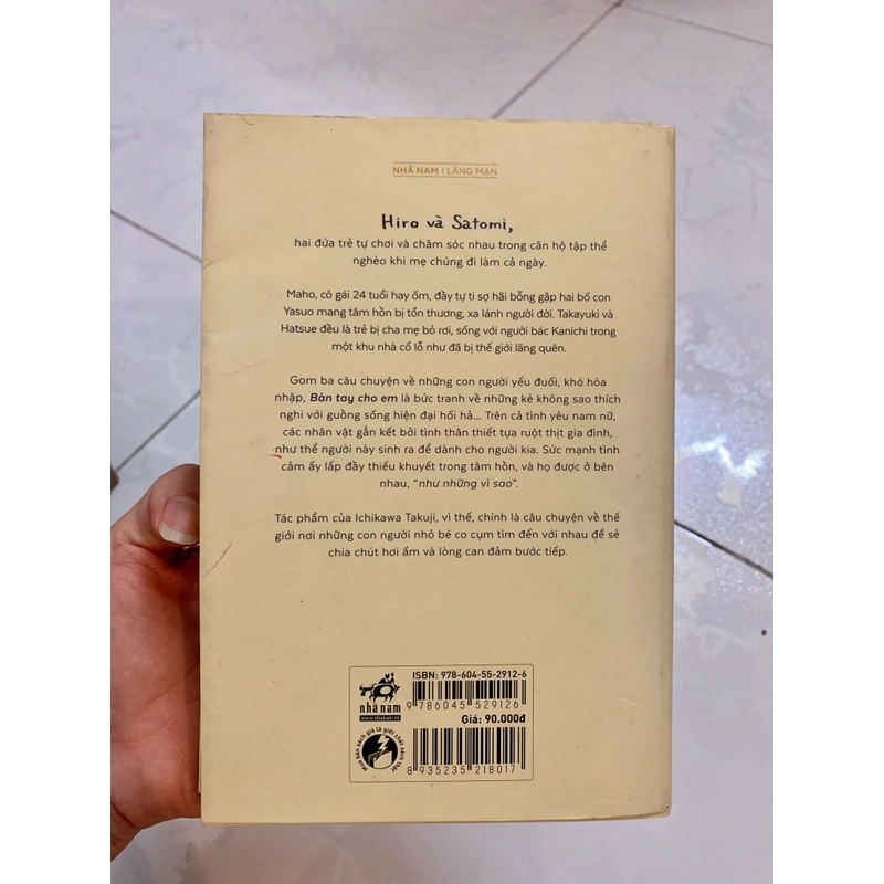 Bàn tay cho em Ichikawa Takuji sách cũ  443472