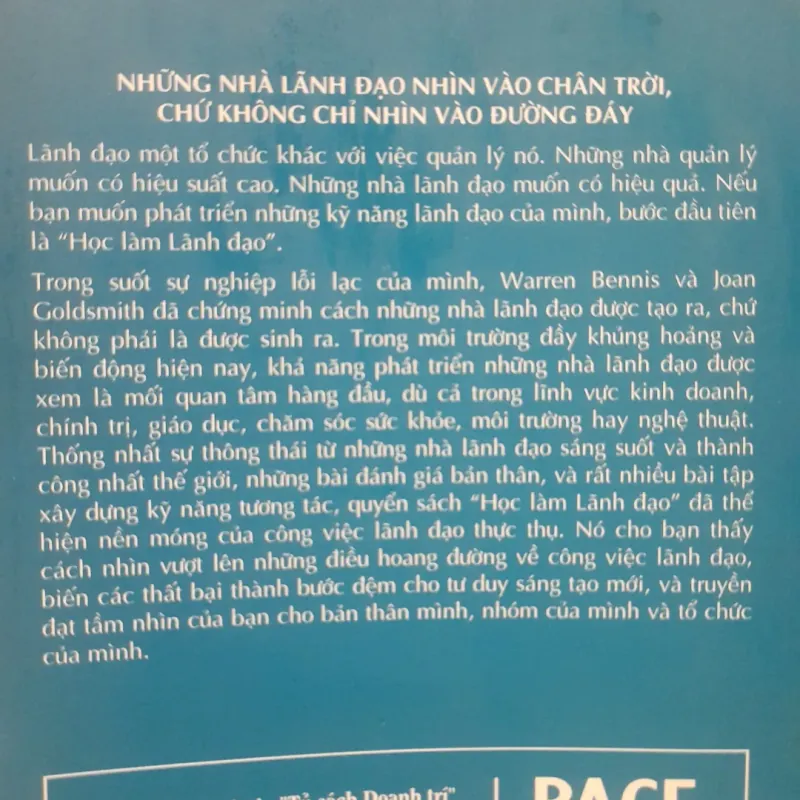 Warren Bennis & Joan Goldsmith - HỌC LÀM LÃNH ĐẠO 747475