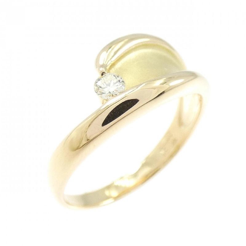 Nhẫn kim cương K18YG 0.06CT - Hàng hiệu chính hãng 845719