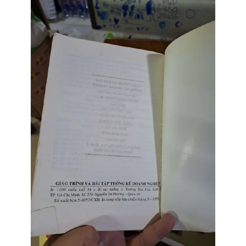 Giáo trình và bài tập thống kê doanh nghiệp GIÁO TRÌNH, CHUYÊN MÔN HCM1008 577432