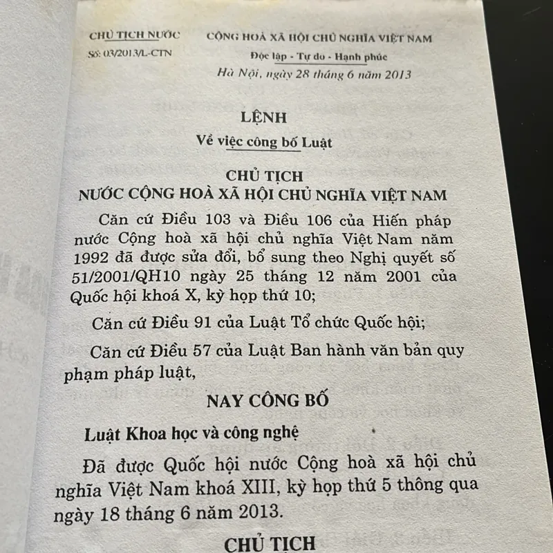 Luật Khoa học và công nghệ 2013 1029298
