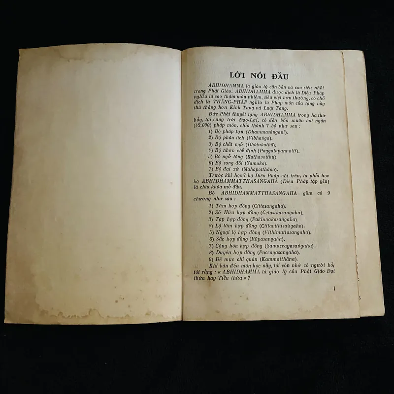 Vi diệu pháp Abhidhamma (năm 1974)  731766