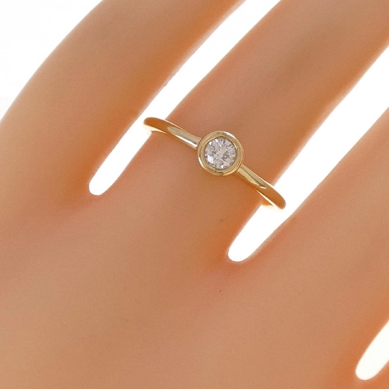 Nhẫn kim cương K18YG 0.15CT - Hàng hiệu Authentic 850955