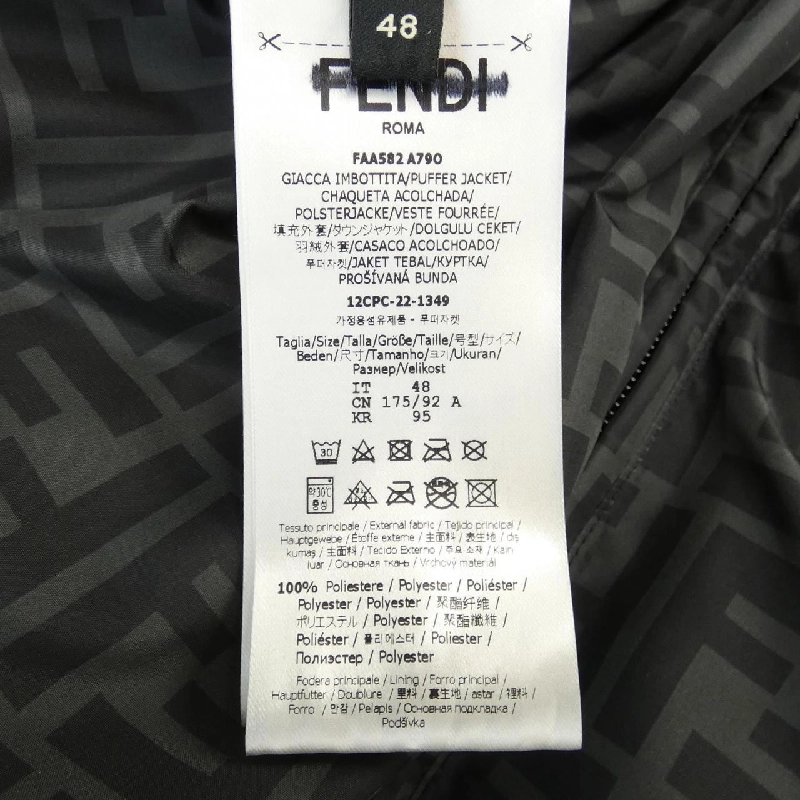 Áo khoác lông vũ FENDI - Hàng hiệu Chính hãng 894895