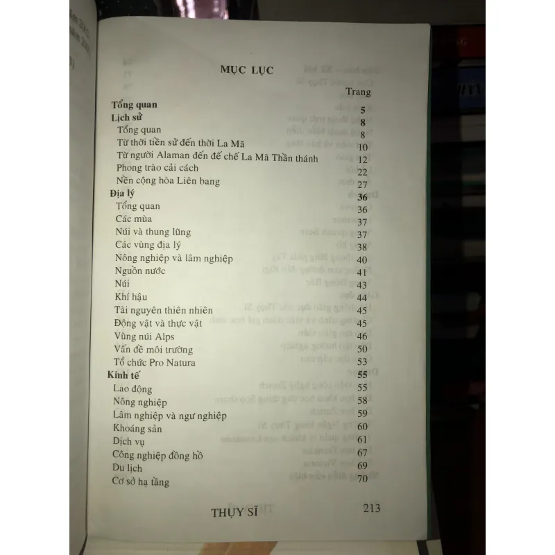 Một vòng quanh các nước - Thuỵ Sĩ 763643