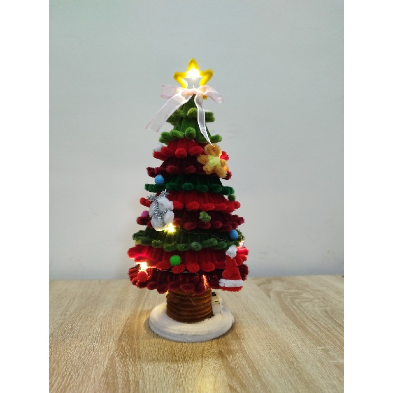 Thông noel bằng kẽm nhung 25220