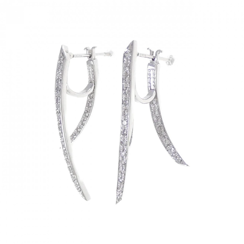 K18WG/K14WG Bông tai kim cương 0.34CT - Hàng hiệu Chính hãng 867205