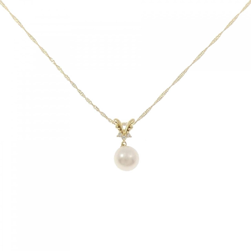 K18YG Chuỗi ngọc trai Akoya 7.3mm - Hàng hiệu Chính hãng 858119