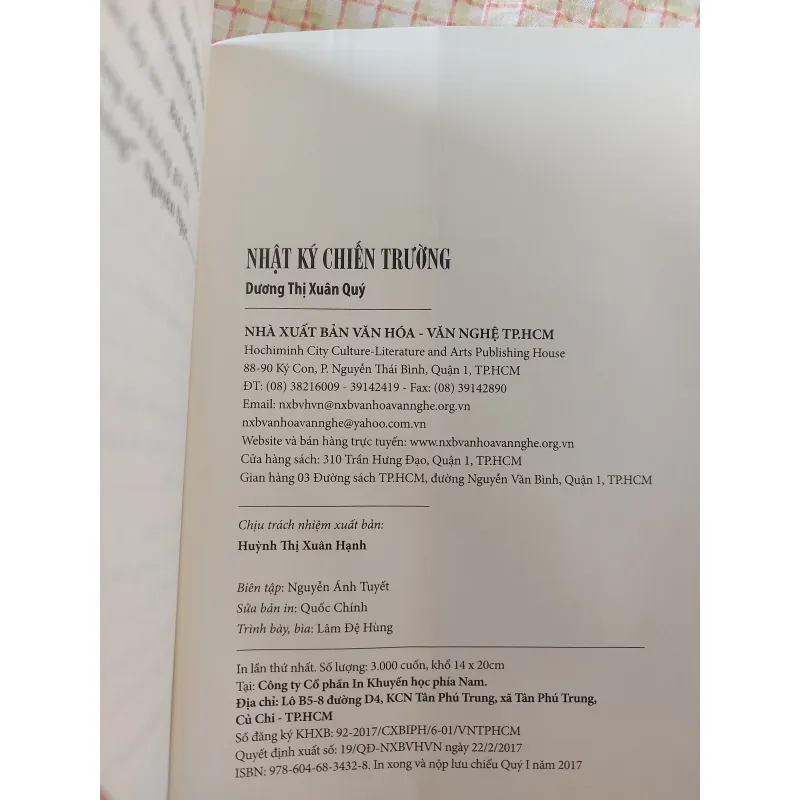 NHẬT KÝ CHIẾN TRƯỜNG - DƯƠNG THỊ XUÂN QUÝ • Sách Nhà Nước Đặt Hàng 751380