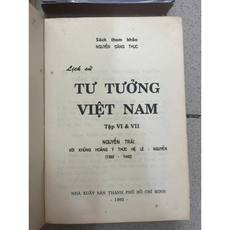 LỊCH SỬ TƯ TƯỞNG VIỆT NAM- NGUYỄN ĐĂNG THỤC (6 TẬP) 553014