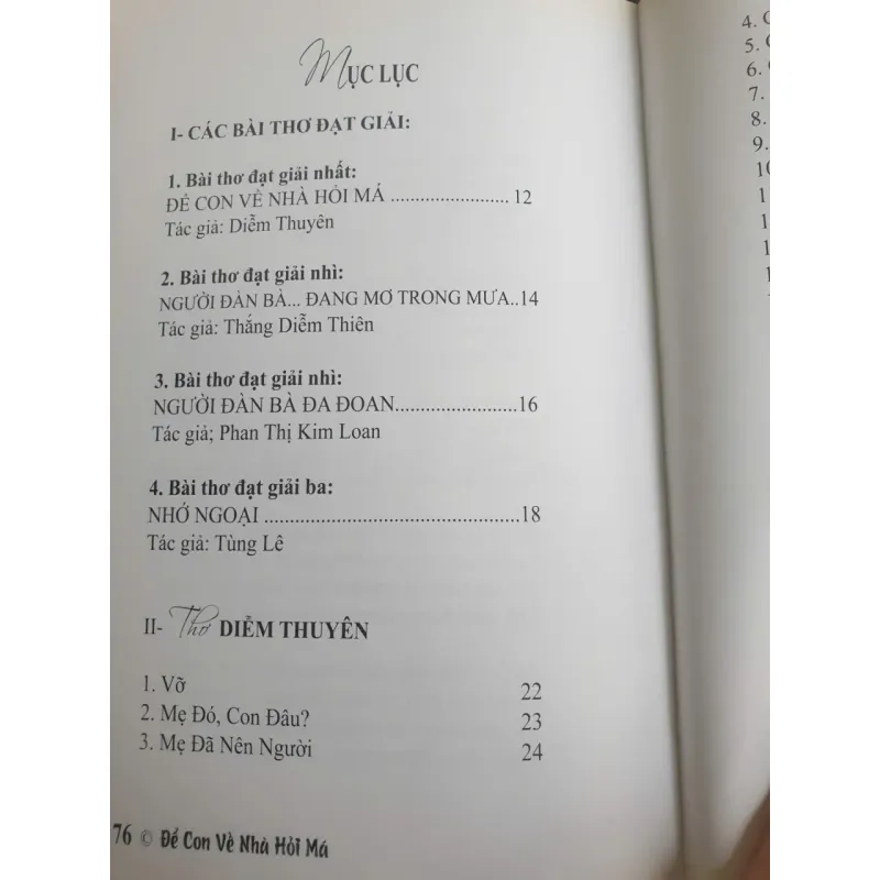 Để Con Về Nhà Hỏi Má - thơ Diễm Thuyên 693213