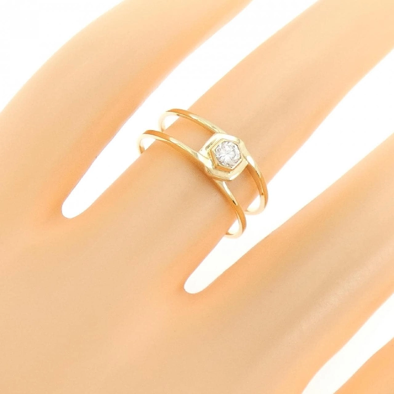 Nhẫn kim cương K18YG 0.13CT - Hàng hiệu Authentic 854631