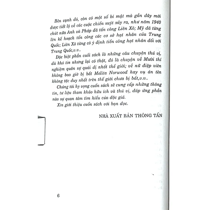 LẬT LẠI NHỮNG TRANG HỒ SƠ MẬT - BÁO TIN TỨC ( TTXVN) 1063843