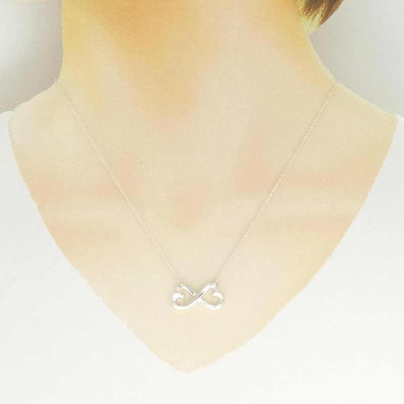 Dây chuyền Tiffany Double Loving Heart - Hàng hiệu Authentic 841000