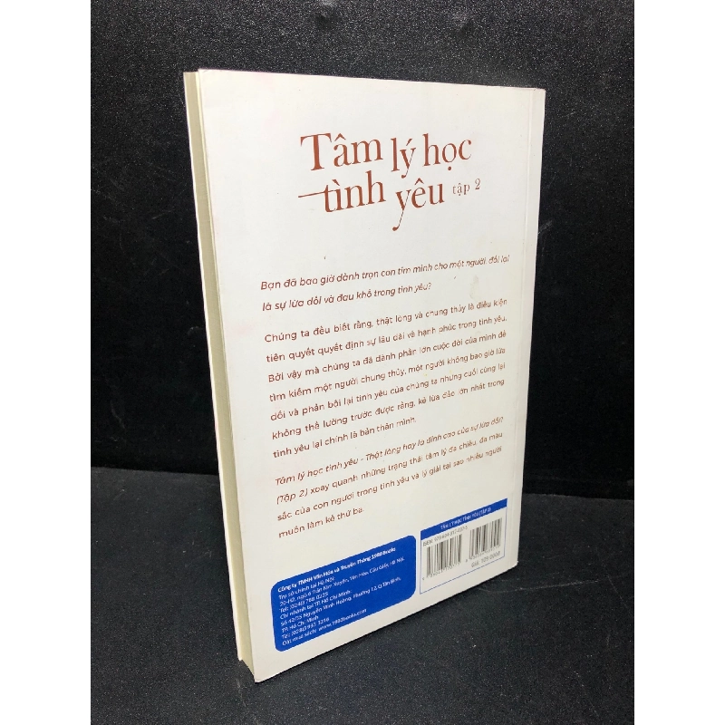 Tâm lý học tình yêu tập 2 2020 Vũ Chí Hồng mới 85% HCM1811 912491
