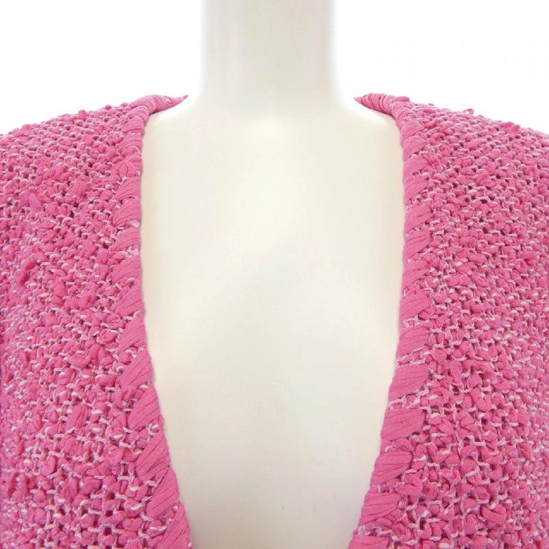 Áo khoác không cổ CHANEL P70041V42569 21C 631351