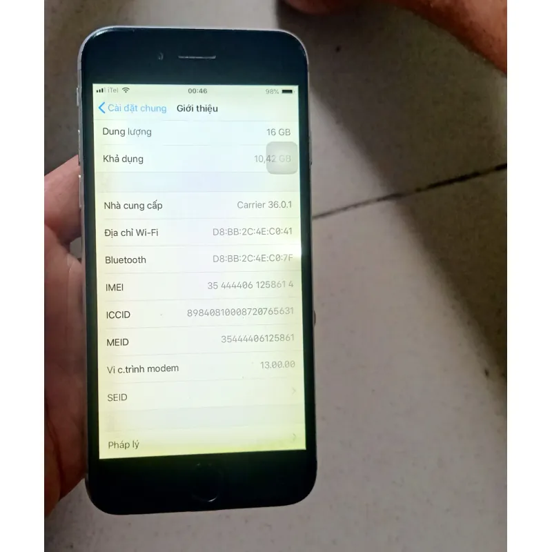 Iphonne 6g, còn vân icloud sạch,đọc hét,tin nhé. 957435