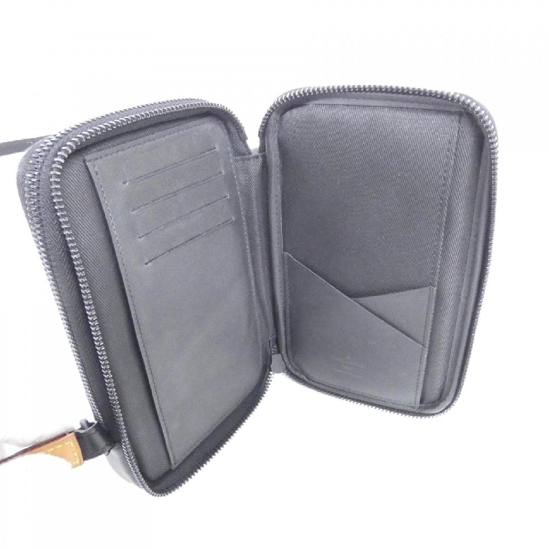 Túi đeo vai Louis Vuitton Damier Giant (LV Squared) Double Phone Pouch N40377 - Hàng hiệu Chính hãng 802123