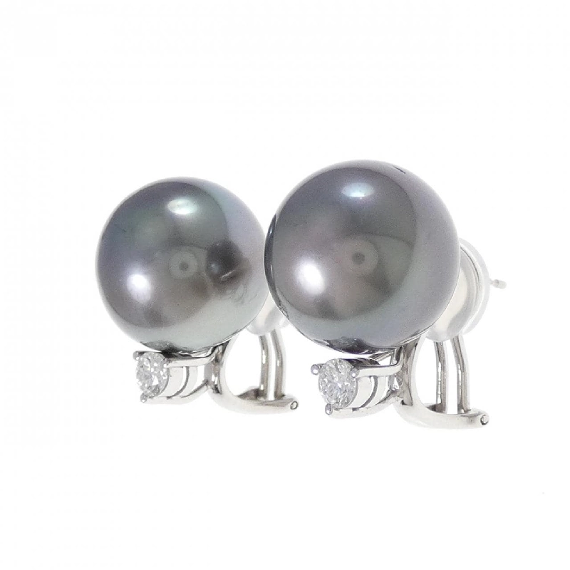 Bông tai ngọc trai đen PT900/K18WG 15.1mm - Hàng hiệu Chính hãng 870979