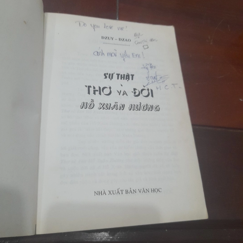 DZUY - DZAO, SỰ THẬT THƠ và ĐỜI HỒ - XUÂN - HƯƠNG 274595