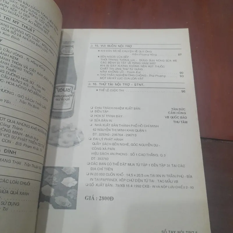 SỔ TAY NỘI TRỢ tập 31 753020