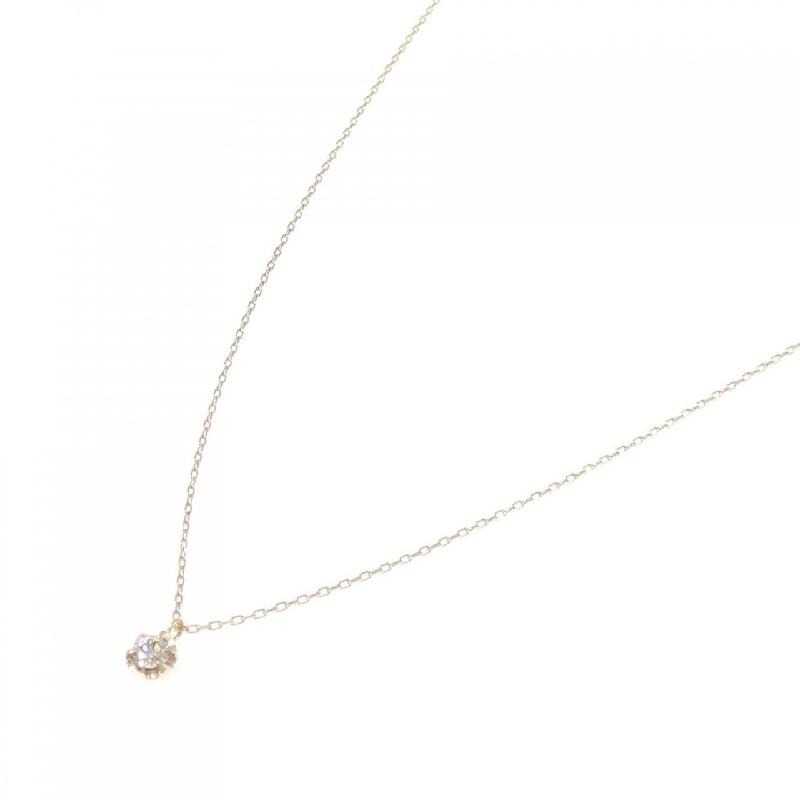 K10YG Solitaire Dây chuyền kim cương - Hàng hiệu Chính hãng 861138