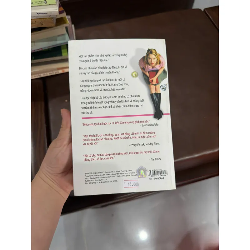 Nhật ký tiểu thư Jones – Bridget Jones’s Diary | Helen Fielding- K4 1029444