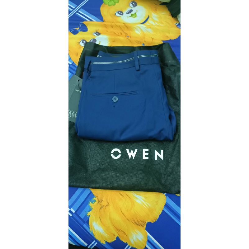 Quần âu nam Owen slimfit size 30 xanh navy 60196