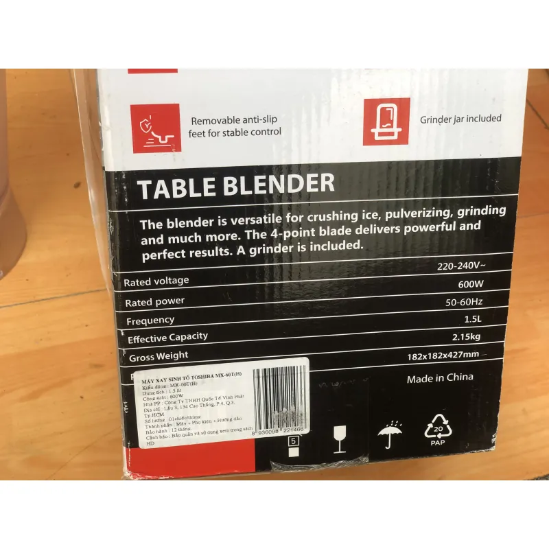 Máy xay sinh tố Toshiba MX-60T 1002598
